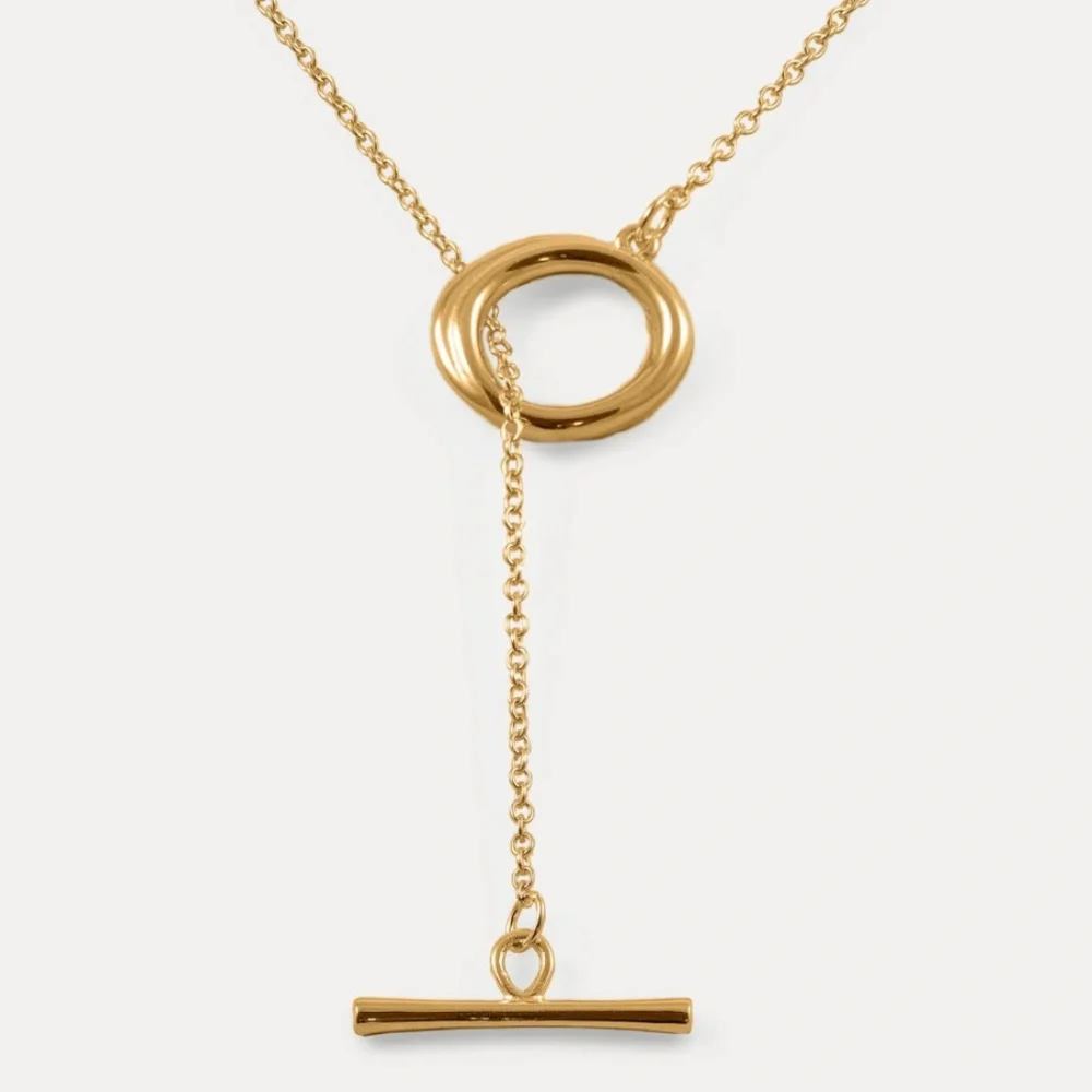 Stilnest Useless Gold Vermeil Necklace - Picture 10 of 10